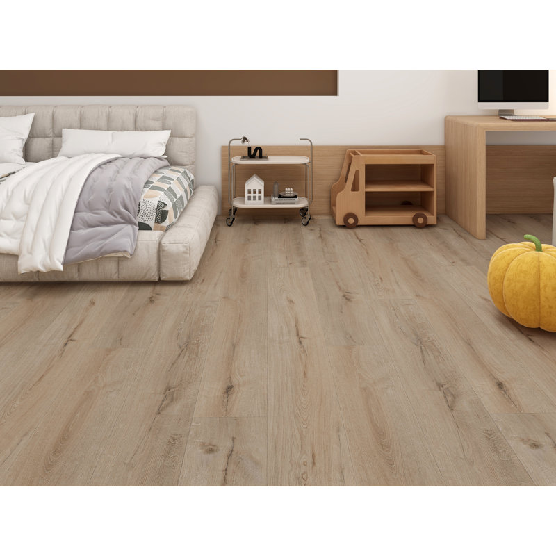 Planche de vinyle à texture de bois de 0,26 po x l 9 po x L 60 po Machias