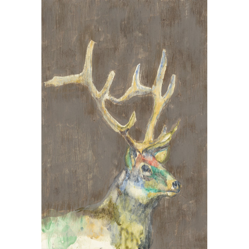 Rustic Wildlife II by Jennifer Goldberger - Wrapped Canvas Art Prints, 122cm H x 81cm W x 3.8cm D
