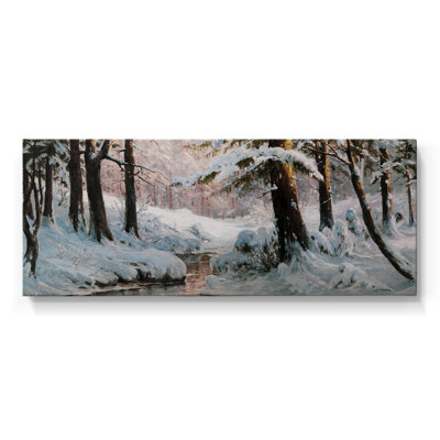 Série paysage - Mxciii - Toile tendue avec châssis - Prêt à accrocher