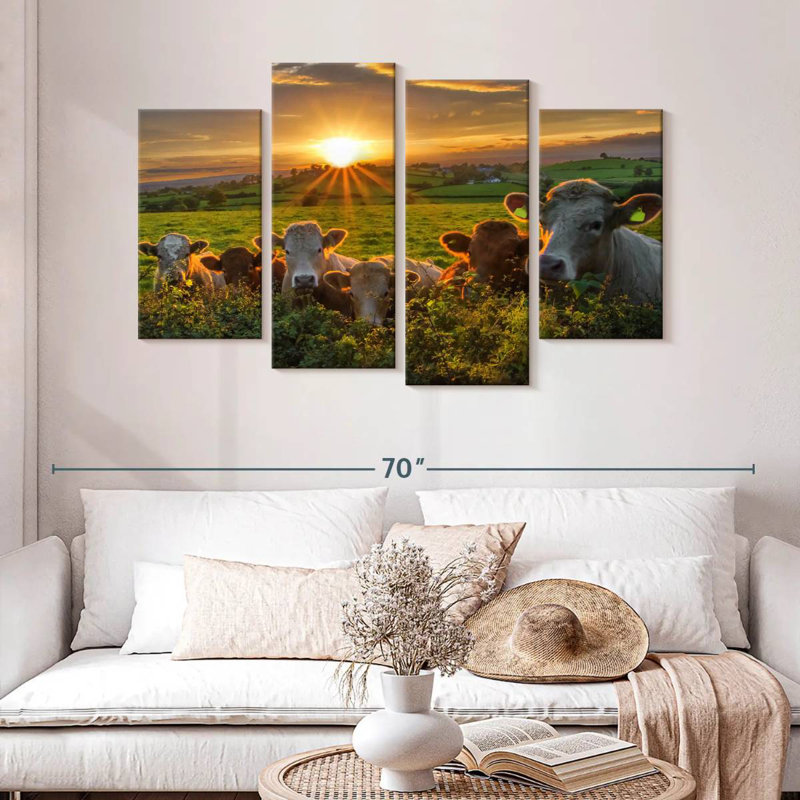 Sunset Cows