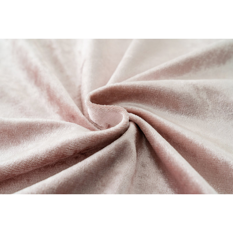 Allix Room Darkening Curtain Pair, Pink