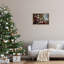 «Cheerful Santa Reading Canvas» par Imagine It Images-855951846-855951842