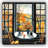 Autumn View from the Window - Wrapped Canvas Wall Art-1050464921