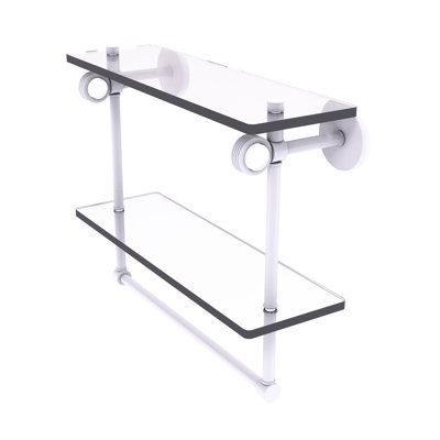 Tablette murale double verre Margolis