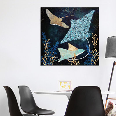 Metallic Stingray II - Print on Canvas