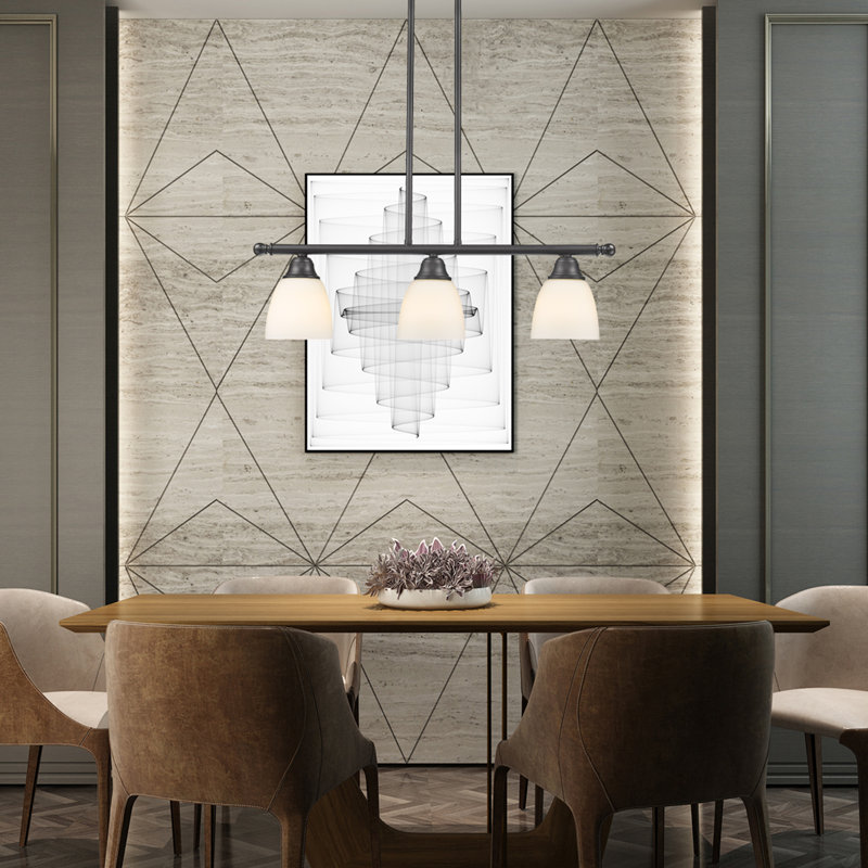 Mayday 3 - Light Kitchen Island Pendant, Bronze
