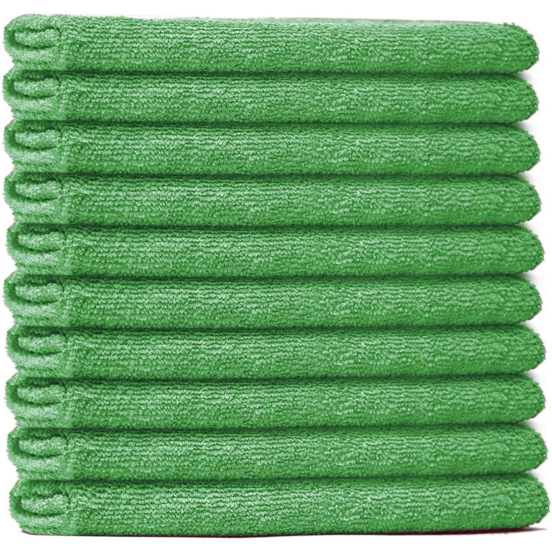 Mylin Microfiber Cleaning Cloth, Green 