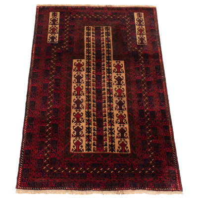 Dequita Wool Oriental Indoor Rug