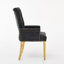 Chaise de salle à manger rembourrée Lumira Farmhouse avec dossier-135411800