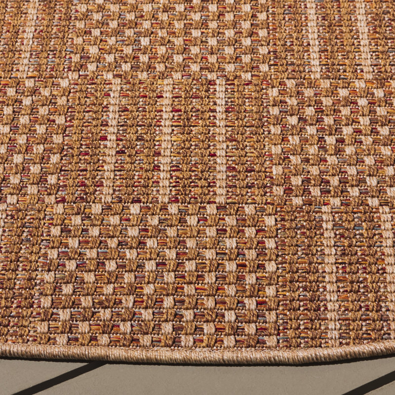 Talaiyah Performance Geometric Rug, Round 6'7"