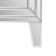 Yolanta 33" Mirrored Glass Nightstand with 3 Storage Drawers