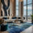 Machine Washable Blue Area Rug-36741884