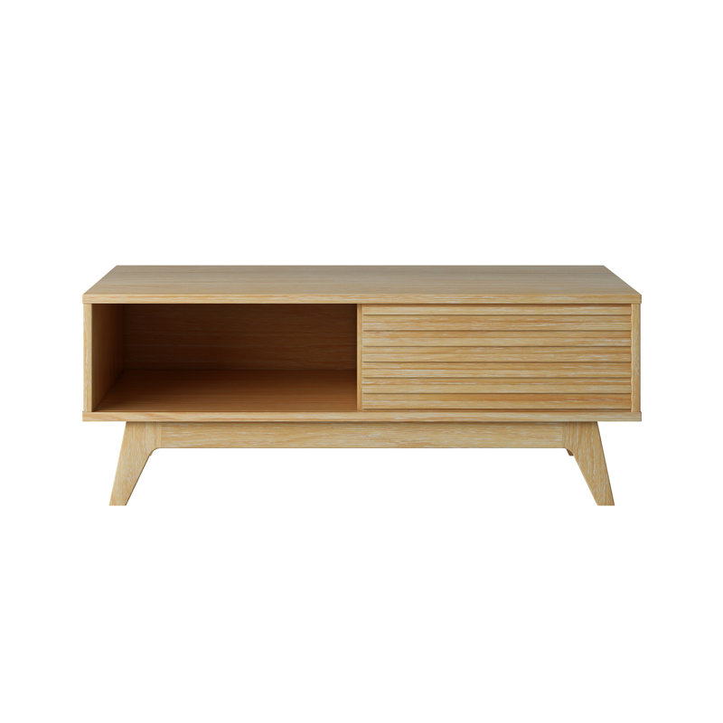 Wood Sideboard Cabinet With Storage Shelves