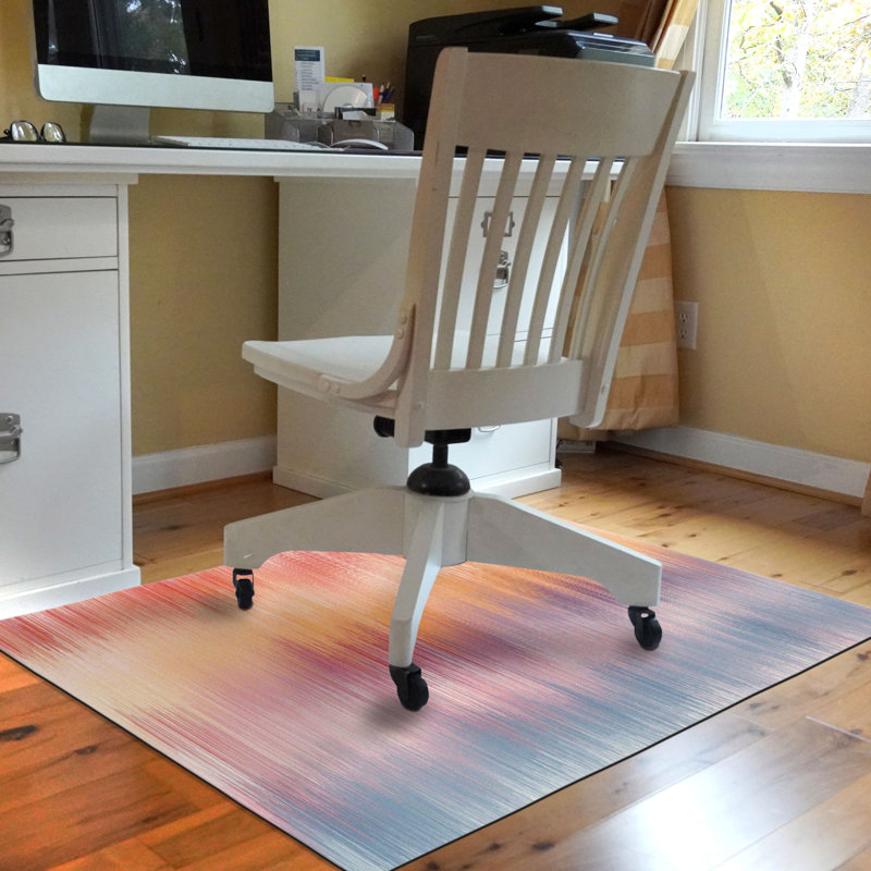 Tapis de chaise de bureau 9 à 5 35 po x 47 po Tie Dye