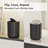 Mrbin Desk Mini Car Trash Can,  White-119922621