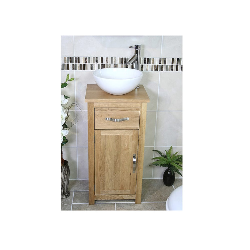 Cowie 401mm Single Bathroom Vanity with Vessel Ceramic Basin