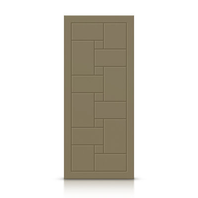 Porte standard à panneaux en bois manufacturé