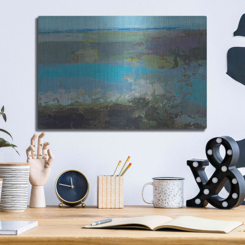 «Killala Bay IV» par Grainne Dowling, art mural en métal Brayden Studio®, H 12 po x l 16 po