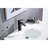 Waterfall Spout Single Handle Bathroom Sink Faucet With Pop - Up Drain And Overflow, Matte Black, Stainless Steel, Gentle , Easy Installation Outlet  With Overflow , Rust Simple Water Flow