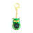 Feng Shui Import 1'' W Gold/Green Key Chain-53960257