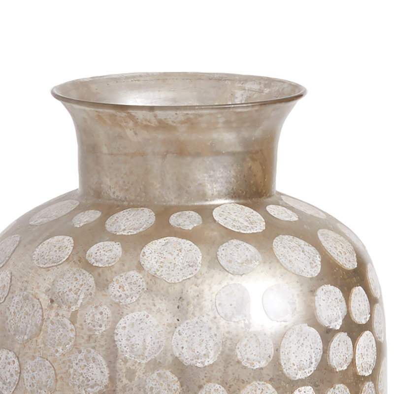 Glass Table Vase, 15.5" H x 9.75" W x 9.75" D