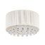Plafonnier encastré en cristal 4 lumières Hassler