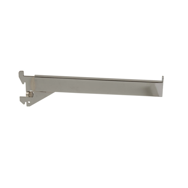 Metal Slatwall Hooks, Steel/Chrome