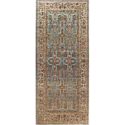 One-of-a-Kind Runner 6'9" X 16'2" New Age Runner Wool Area Rug in