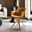Fauteuil pivotant rembourré Everly Quinn-1792321042