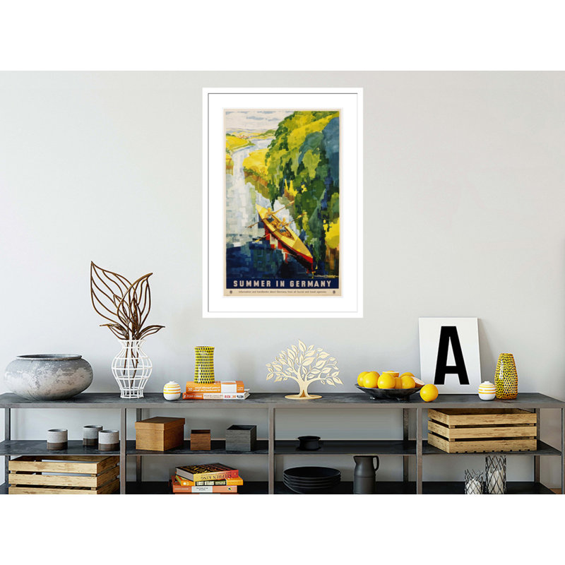 Été en Allemagne par Werner Von Axster, H 41,5 po x l 28,88 po