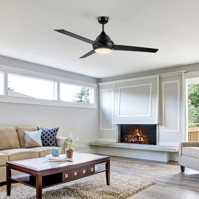 Kylier 52'' Ceiling Fan with LED Lights