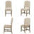 Ambah 4 - Person Solid Wood Solid Wood Top Pedestal Dining Set-1730040857-1730040860