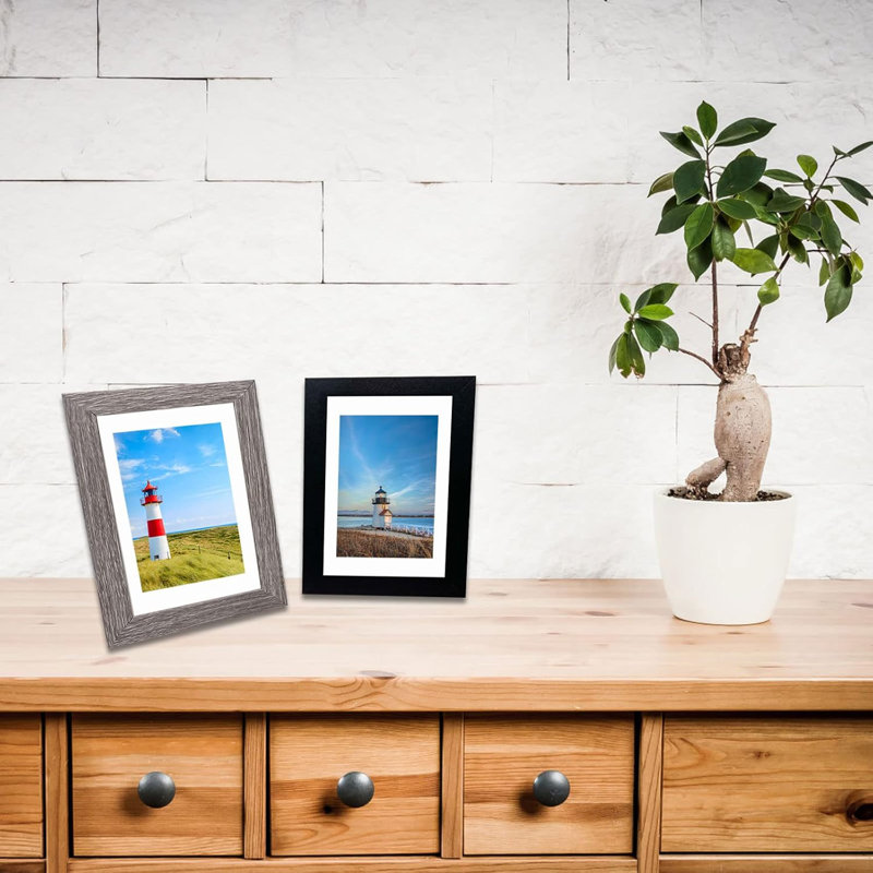 Set Of 8 Rustic 5x7 Picture Frames