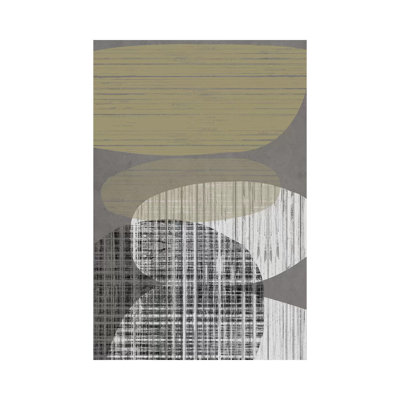 Resting Shapes III by Jennifer Goldberger - Wrapped Canvas Print