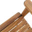 Tabourets de bar d'extérieur en bois d'acacia Adirondack, ensemble de 2, teint naturel
