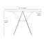 JVL Foldable 3 Tier Drying Rack, White