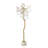 74'' Brass Tree Floor Lamp