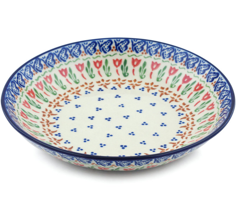 Fluttering Tulips 24 oz. Pasta Bowl