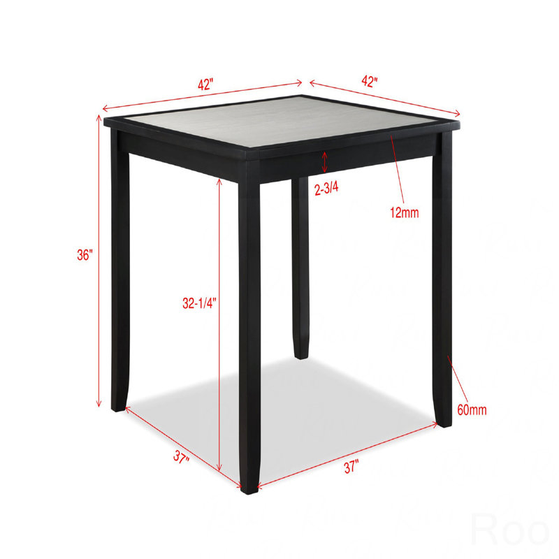 Mobilier de chambre en bois brun foncé foncé