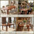 54-84" Extendable Rectangular Dining Table for 4-8 People, Wood Kitchen Table, Includes Table Runner- Walnuts-100948105