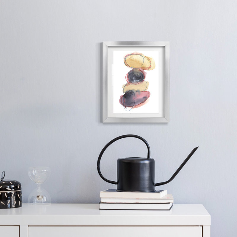 «Balancing Act II», reproduction encadrée, H 25,5 po x l 17,5 po, Argent argent