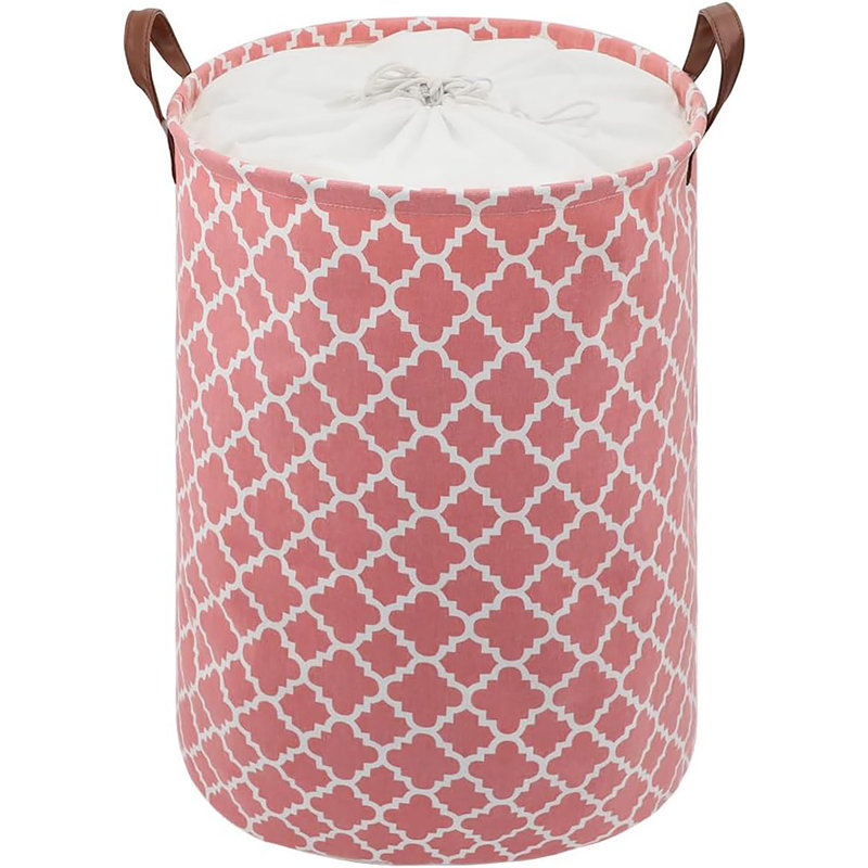 Lark Manor Fabric Basket, Pink