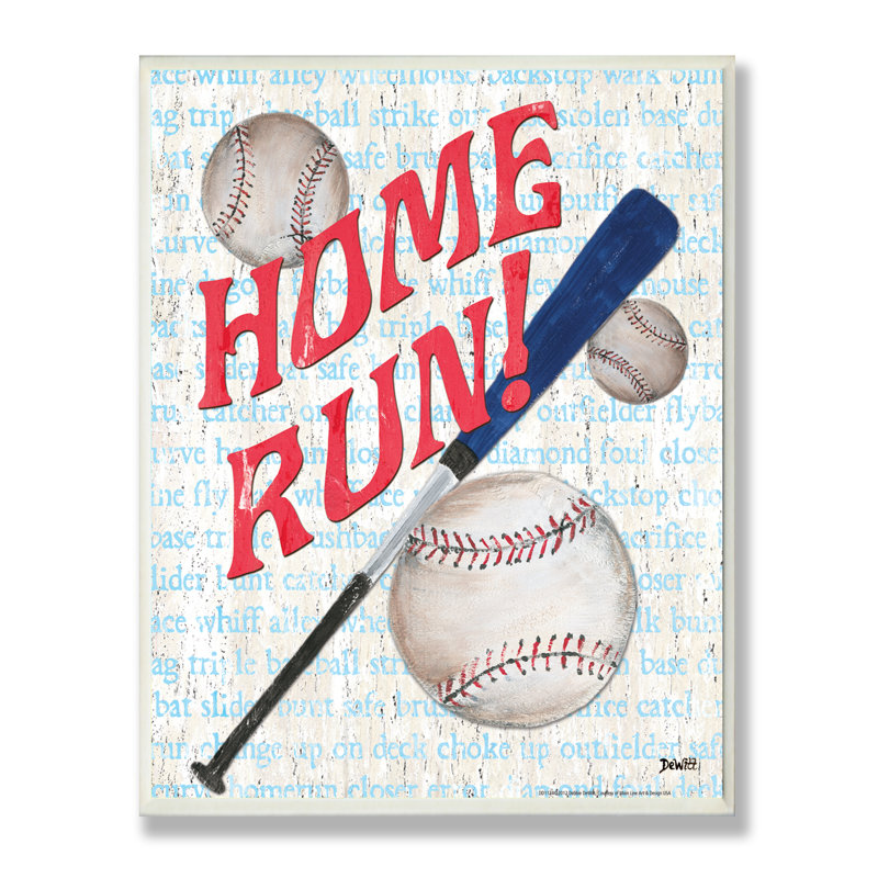 Plaque décorative Merced Home Run