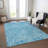 Raya Teal Washable Indoor-Outdoor Rug - -1278518247