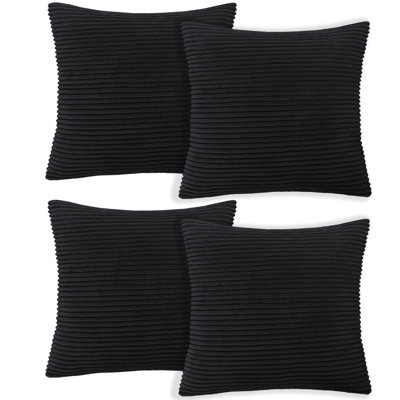 Striped Square Euro Pillow Cover