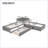L-shaped Platform Bed with Trundle and Drawers Linked with built-in Desk-804221410