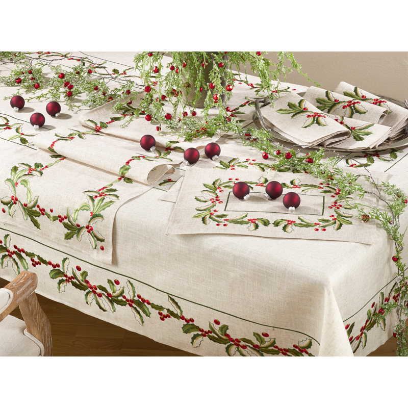 Railsback Embroidered Square Napkin