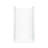 Ensemble 34'' W 0.5'' D 72.5'' H Two Wall Alcove Composite Wall-48197559