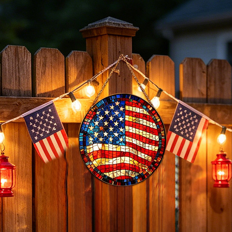 Luminaire suspendu festif en acrylique