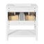 Ensemble de meuble-lavabo de 30 po avec lavabo en céramique pour la salle de bain-10984687